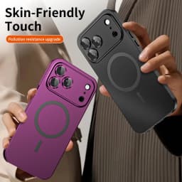 Fashion Metal Frame Phone Case For iPhone Air 13 14 15 16 17 18 Pro Max Plus Aluminum PC Back Panel Cover For Apple 18 Promax