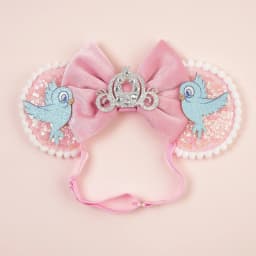 Mouse Ears Adjustable Headband Cartoon Sequin Bows Headband Birthday Party Christmas Princess Cosplay Costume For Women Adult