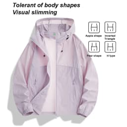 NewHigh-Quality Thin Sun Protection Clothing For Couples, Ice Silk Skin Clothing, Outdoor Snti-UV Jacket