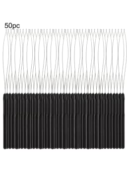 100 Pieces Hair Extension Tools and Bead Device Tool for Hair or Feather Extensions Supplies,DIY Wig Hook Tool Loop Tools