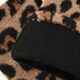 Leopard Print Fashion Personality Women‘s Winter Keep Warm Gloves Touch Screen Thickened Windproof Suede Not Bloated