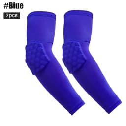 1Pcs/2Pcs Elbow Pads, Basketball Shooter Sleeves, Collision Avoidance Hex Padded Elbow for Volleyball Football Baseball Cycling