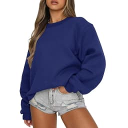 Spring Autumn Women's sweatshirt daily Casual Pullover Solid Color Sportswear comfort O-Neck Tops Loose long sleeve sweatshirt