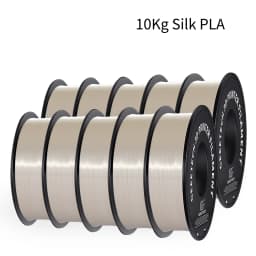 GEEETECH 10Kg 3d Silk PLA Filament 1.75mm Spool Wire For 3D Printer Material, Safety, Vacuum Packaging