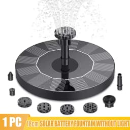New Mini Solar Water Fountain Pool Pond Waterfall Fountain Garden Supplies Decoration Outdoor Solar Powered Fountain Bird Baths