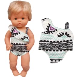 for 40cm Nenuco Doll Winter Clothes Coat Santa Claus 16 Inch Baby Doll Outfits Children Gift Toys Wears