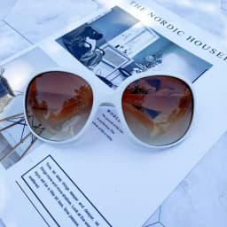 New Large Frame Circular Shape Sunglasses Women Design Brand Fashion Sun Glasses Outdoor Driving Lady Eyewear UV400 Gafas
