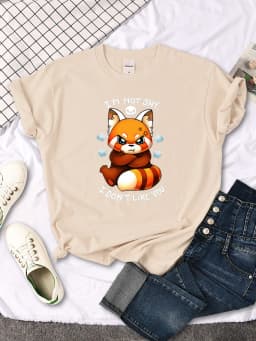 T-Shirts Cat Is Looking At The Cup Lovely Printed T Shirt For Woman Goth Korean Style Women Clothes Funny Vintage Womens Tshirt