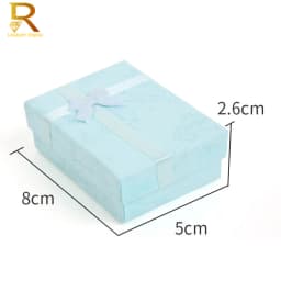 24 pcs High Quality Paper Ring Necklace Set Jewelry Necklace Earrings Rectangular Package Gift Box 5*8*2.5cm