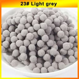 300-30Pcs Multicolor Pompoms Fur Balls Glitter Fluffy Pom Poms Elasticity Pom pom Soft Balls for DIY Crafts 8/10/15/20/25/30mm