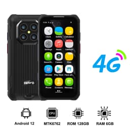 SERVO TANK500 4G Android Mini Rugged Smartphone 6GB+128GB 2 SIM Face Unlock 3.88 inch 3000mAh 13MP Camera Waterproof Smart Phone