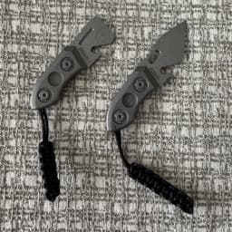 Titanium Alloy DC53 Crowbar with Carbon Fiber Sheath Bottle Opener Outdoor Multifunction EDC Tools