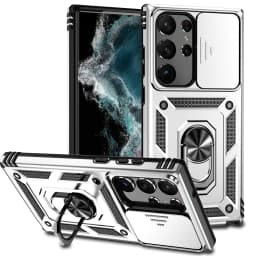 for Samsung Galaxy S23 Ultra 5G Case Slide Camera Lens Military Grade Bumpers Armor Cover for Samsung Galaxy S23+ S23 5G