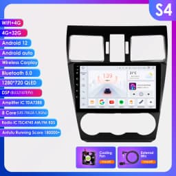 2din Auto Android Radio for Subaru Impreza WRX STI Forester 2016 XV Crosstek 2018 Car Radio Multimedia Video Player GPS Audio