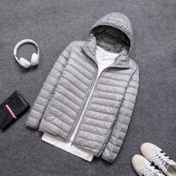 2024 New Arrivasl Men's Ultra Lightweight Packable Down Jacket Autumn Spring Winter Water and Wind-Resistant Breathable Coat