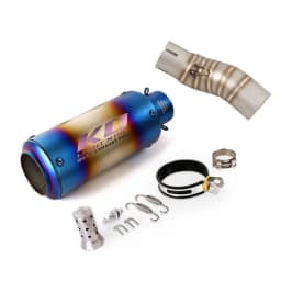 51MM For CFMOTO 450SR 450NK 2022-2025 Motorcycle Exhaust Tips Mid Link Pipe Stainless Steel Muffler Slip On DB Killer