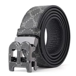 High Quality 3.4cm Leather Business Men Belt Luxury Brand Designer famous work Belts for men Jeans Strap Male Buckle belt