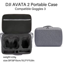 for DJI Avata 2 Portable Case Compatible Goggles 3 Fly Smart Combo Large-capacity FPV RC Storage Bag Outdoor Shooting