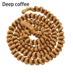 Screw Curly Hair Accessories for Dolls BJD Doll Wig High-Temperature Material Resistant Fiber Hair Wefts Hair Wig