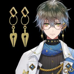 Anime Virtual YouTuber Vox Akuma Red Tassel Earrings Nijisanji EN Luxiem Cosplay Drop Earrings for Women Men Jewelry