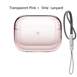 Transparent Protective Lanyard Case Cover For Airpods Pro 2 TPU Soft Skin Shockproof Case Cover Designed for Airpods Pro2 Earbud