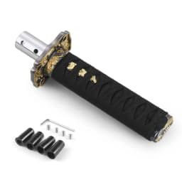 Universal 150MM/200MM/260MM JDM Katana Samurai Sword Shift Knob Shifter With Adapters Gear Shift knob