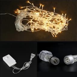 EU Plug with steady on controller use for icicle curtain lights waterproof Extended Line 3M/5M