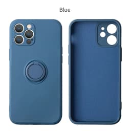 Liquid Silicone Magnetic Bracket Ring Phone Cases For IPhone 15 14 13 12 11 Pro Max Mini X XS XR 8 7 Plus Shockproof Back Cover