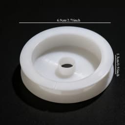 1Pcs White Empty Plastic Spools Bobbin Winding Reels for Jewelry Making Cord Rope DIY Handwork Craft Accessories Wholesale