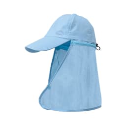 1pc Unisex Sun Hat With Shawl For Outdoor Sports Breathable Baseball Cap Lightweight Closure Solid Color Outdoor Bucket Hat for