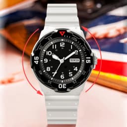 Student Watch 3ATM Waterproof Luminous Quartz Dial Rotatable Fashion Sports Watch Unisex