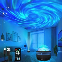 Northern Lights Starry Sky Projector LED Night Light with Remote Control USB A Variety of Styles for Home Bedroom Party Decor