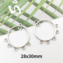 20PCS Retro Ethnic Hanging Head Earrings Connector For Jewelry Making Bracelet Necklace Connecting Link DIY Accessories Supplies