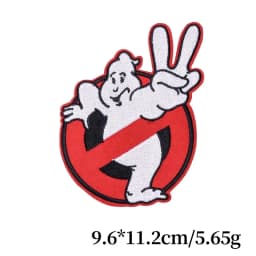 Tactical Embroidered Patches Iron on Punk Patch for Clothes Stickers Horror Movie Morale Badge Backpack Accessory