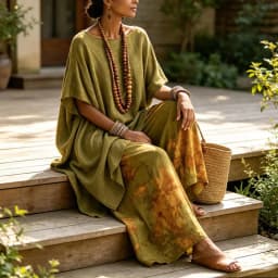 Two Piece Set Loose O-neck Batwing Short Sleeve Irregular Solid Color Extended Top Printed Wide Leg Pants Suit Fashion Matching
