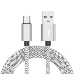 Nylon Data Cable Fast Charger USB A to Type C Charging Cable For Huawei Samsung Android Phone TypeC Charging Device 1M 2M 3M