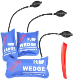 Locksmith Tool Pump Wedge Auto Air Wedge Airbag 3 Size Blue Set With Red Wedge Lock Open Car Door Lock Window Professional Openi