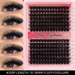 DINGSEN DIY Lash Clusters Thick Segmented Eyelash Extension 60D 80D 100D MIX Lashes Extension Cluster Lashes Individual Lashes