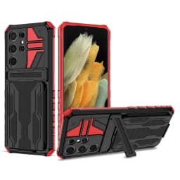Case For Samsung Galaxy S25 Ultra S24 FE Note 20 Ultra A16 A55 A05S Wallet Card Flip Cover Protective Hybrid Stand Hard Case