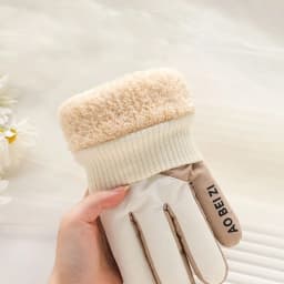 Women Winter Keep Warm Touch Screen Waterproof Anti Slip Thickened Outdoor Sports Ski Gloves Add Velvet Cycling