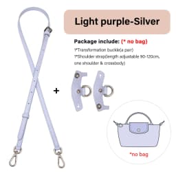 CRAZYSMITH Bag Transformation Bag Accessories for Longchamp Mini Bag Straps Punch-free Genuine Leather Shoulder Strap Crossbody
