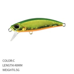 Sinking Minnow lure 48mm 6.5g Hard Bait Wobblers Minnow Carp Fishing Lure Isca pesca Artificial Minnow Lure for Trout Bass