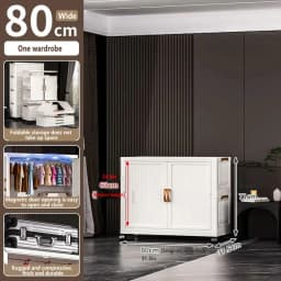 Installation Free Baby Wardrobe Foldableing Storage Cabinet Multi Layer Children's Small Wardrobe Home Clothes Storage Box Stora