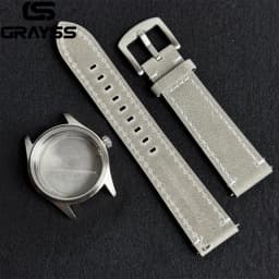 Retro 36/39mm Pilot Little Prince Watch Case Stainless Steel Sapphire Glass 20ATM Fit NH35 NH36 Movement Part Leather Strap