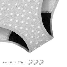 Four-Layer Leak Proof Menstruation Panties Asorbent Undie Soft Stretchy Full Coverage Underwear Sensitive Skin Postpartum