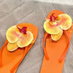 1 Pair Simulation Coloful Thai Fairy Butterfly Flower Shoe Buckles Butterfly Orchid Phalaenopsis Shoe Flower Sandals