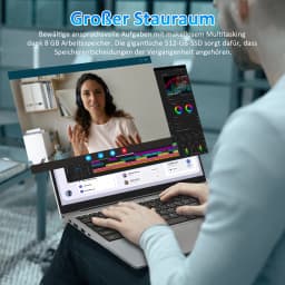 17.3" Fhd Ips Laptop with Amd Ryzen 3 3250C, 8Gb Ddr4, 512Gb Nvme Ssd, Windows 11 Pro, Wifi 6, and Bluetooth 5.3 - for Office & Study