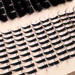 300D-60DLash Clusters With Spikes & Bottom Lashes Fluffy Volume Manga Natural Spiky Cluster Manga Lash D Curl Individual Lashes