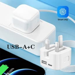 Super Fast Quick Charging Dual Ports PD A+C 20W 35W UK GB AC Home Travel USB C Charger for IPhone 13 14 15 Samsung Xiaomi Phone