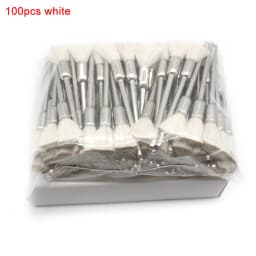 144PCS 100PCS Abrasive Brushes Wheel 19mm 22mm 25mm Jewelry Polishing Mop for Dremel Drill Grinding 2.35MM Shank